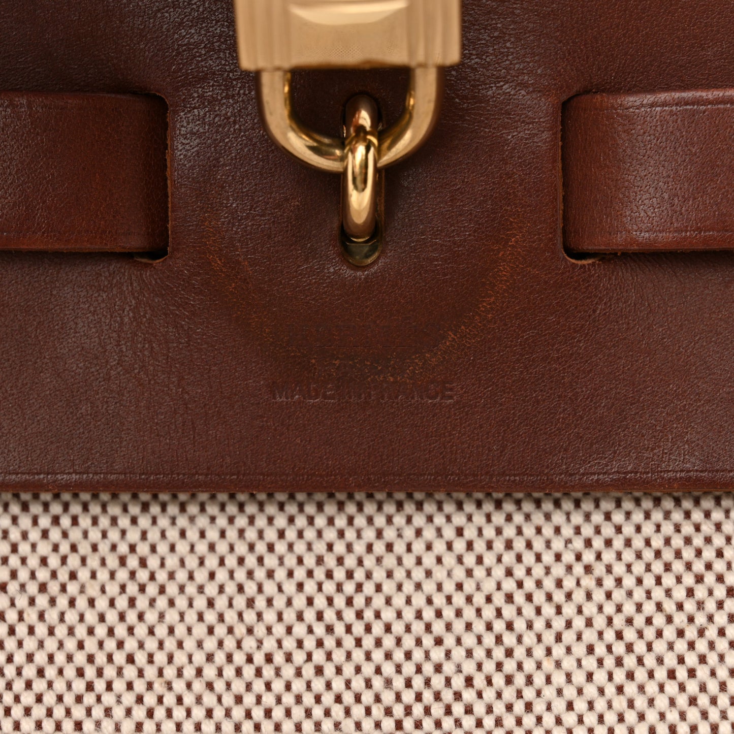 Toile Vache Calfskin Herbag 39 Natural Havane