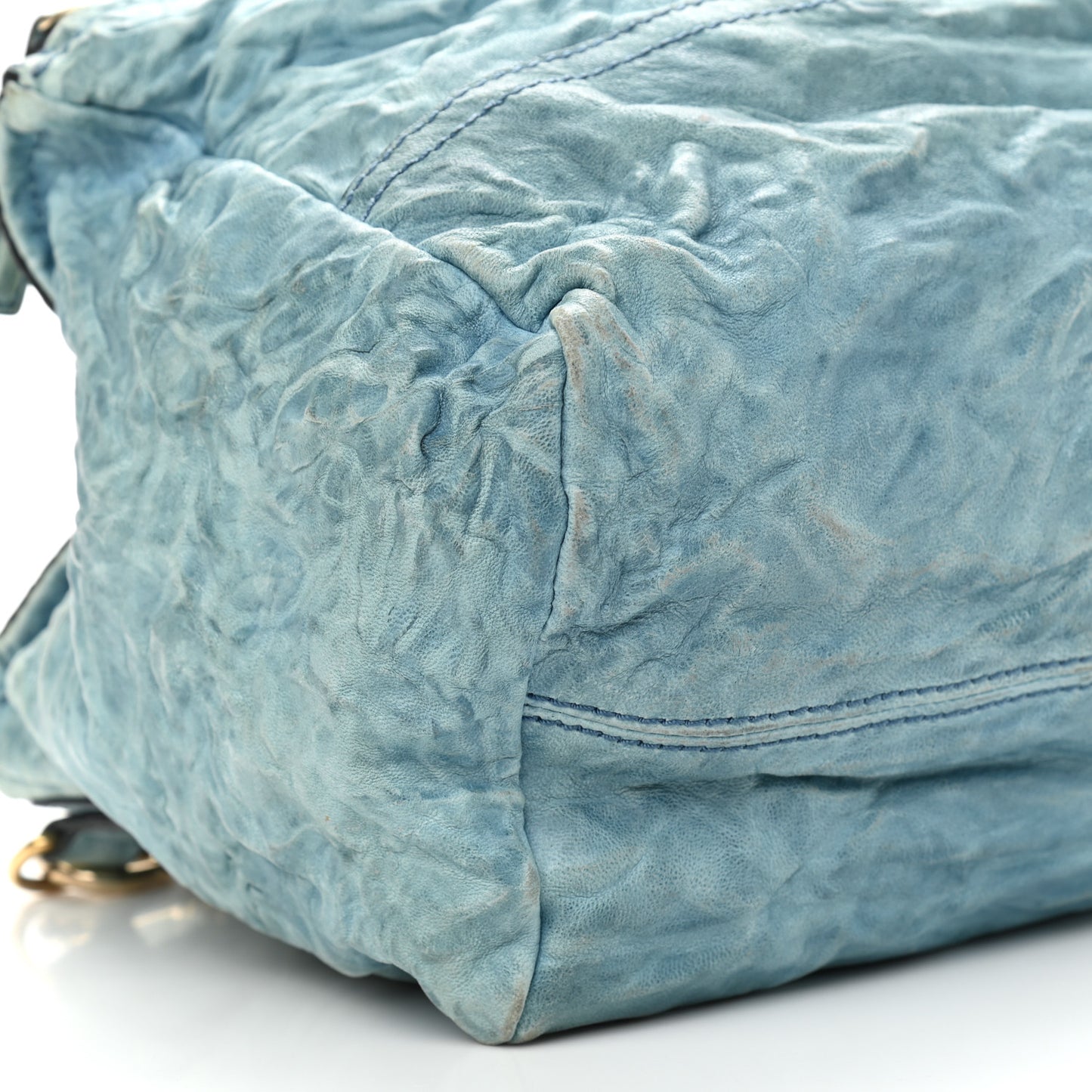 Tumbled Sheepskin Medium Pandora Sky Blue