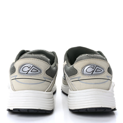Christian Dior Technical Mesh Calfskin B30 Sneakers 36 Green Beige 5 of 10