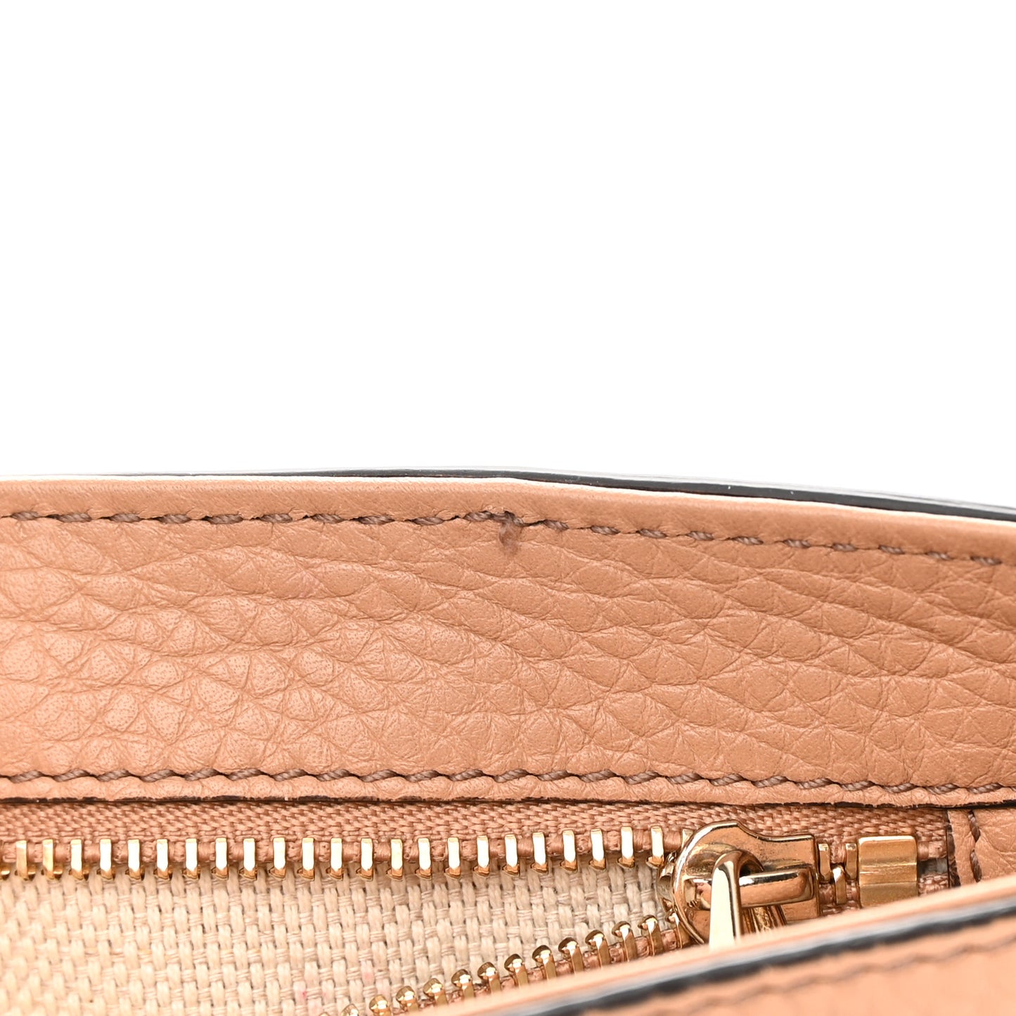 Pebbled Calfskin Medium Soho Flap Crossbody Camelia
