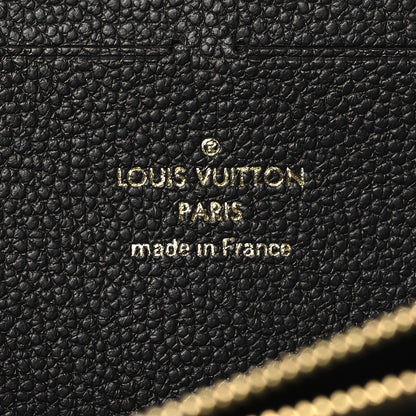 Louis Vuitton Empreinte Monogram Giant Clemence Wallet Black Beige 6 of 7
