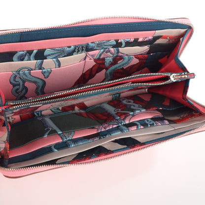 Hermes Epsom Silk'In Wallet Rose Confetti Colvert 6 of 9
