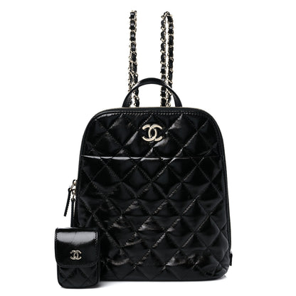Chanel Shiny Calfskin My Pocket Backpack Black 1 of 10