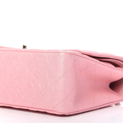 Chanel Iridescent Caviar Quilted Jumbo Double Flap Rose Pink 7 of 11