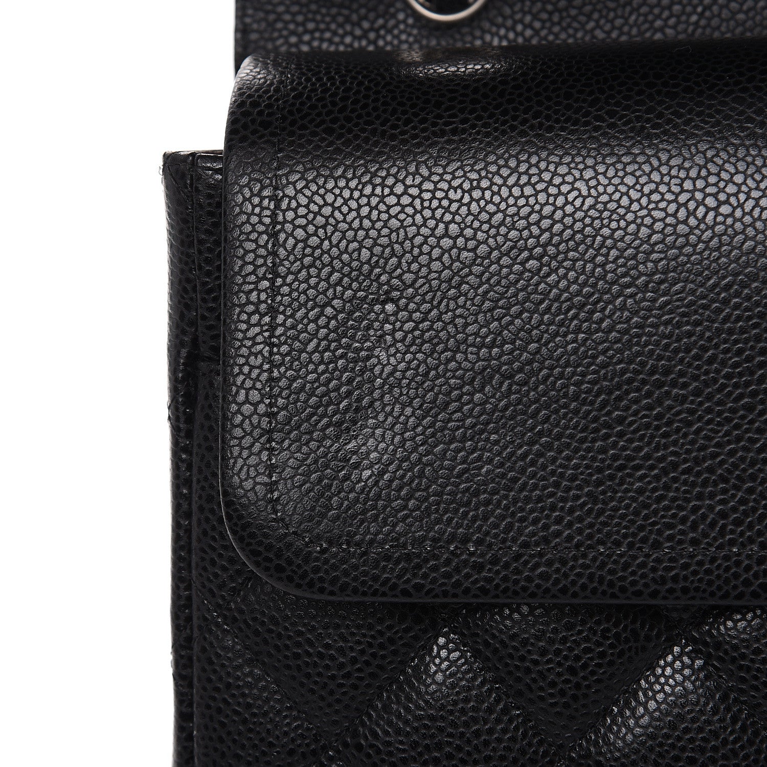 Chanel Caviar Quilted Maxi Double Flap Black 10 of 12
