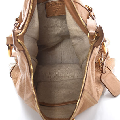 Prada Vitello Daino Hobo Sabbia 5 of 18