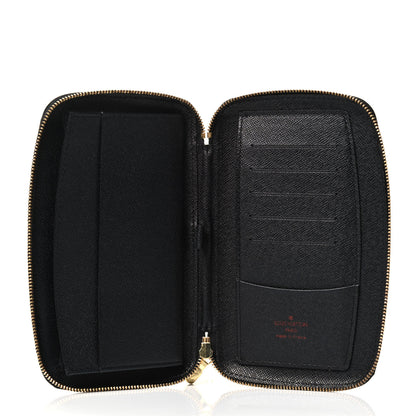 Louis Vuitton Epi Zippy Organizer Wallet Black 4 of 4