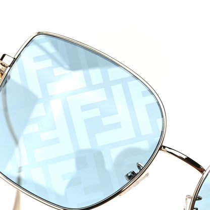 Fendi Metal Fendi Forever Sunglasses FE40013U Blue Gold 5 of 8