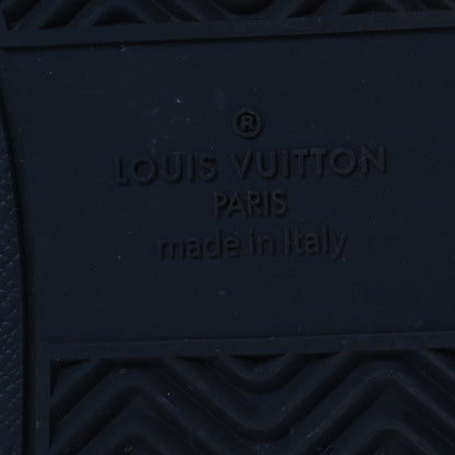 Louis Vuitton Suede Monogram Mens Rivoli High Top Sneakers 10 Black Multicolor 8 of 13