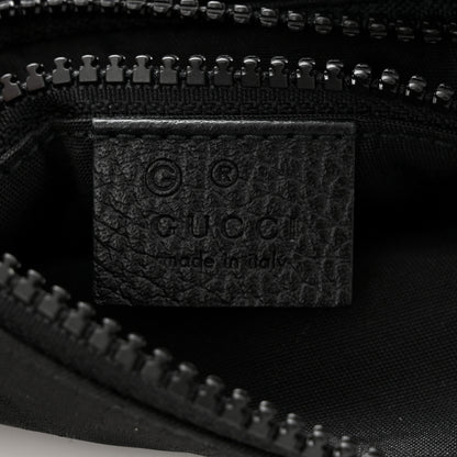 Gucci Nylon Monogram Mini Flat Messenger Bag Black 6 of 10