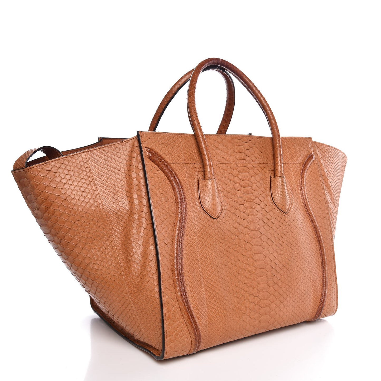 Python Medium Phantom Luggage Light Copper
