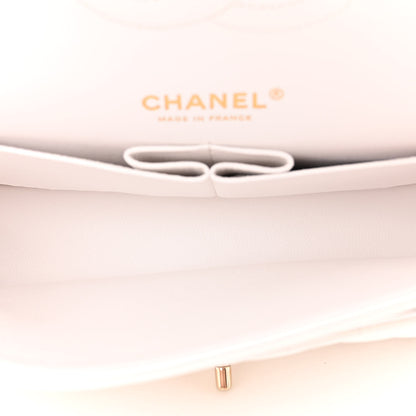 Chanel Caviar Quilted Medium Double Flap White 4 of 9