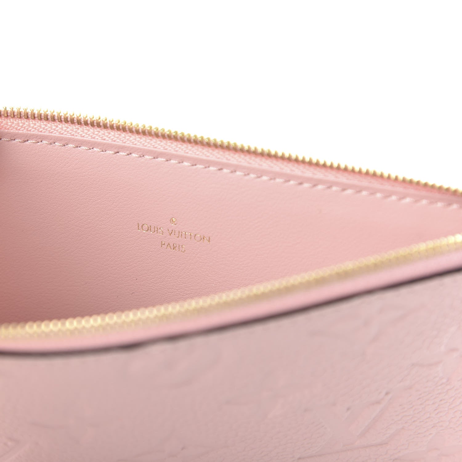 Louis Vuitton Empreinte Felicie Chain Wallet Zippered Insert Rose Poudre 8 of 9