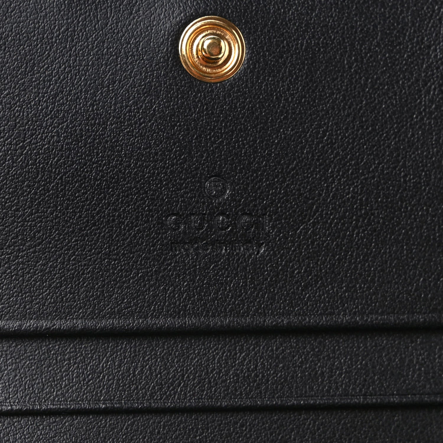 Gucci Calfskin GG Matelasse Card Case Wallet Black 6 of 7