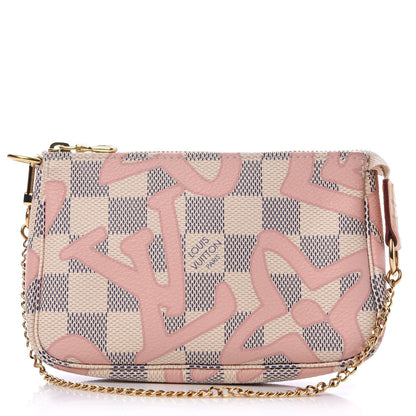 Louis Vuitton Damier Azur Tahitienne Mini Pochette Accessories 1 of 8