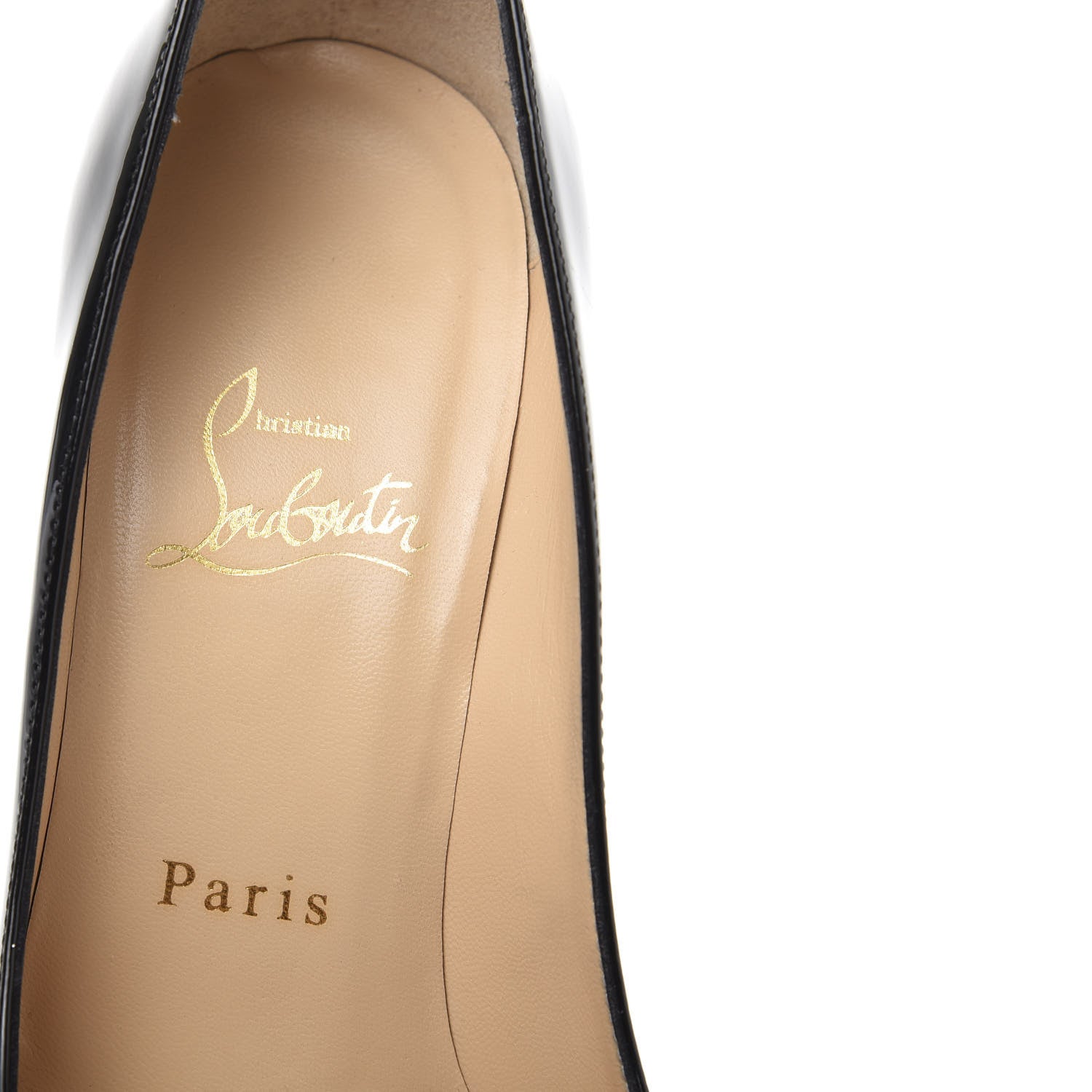 Christian Louboutin Patent Tibur 100 Pumps 36 Black 6 of 8