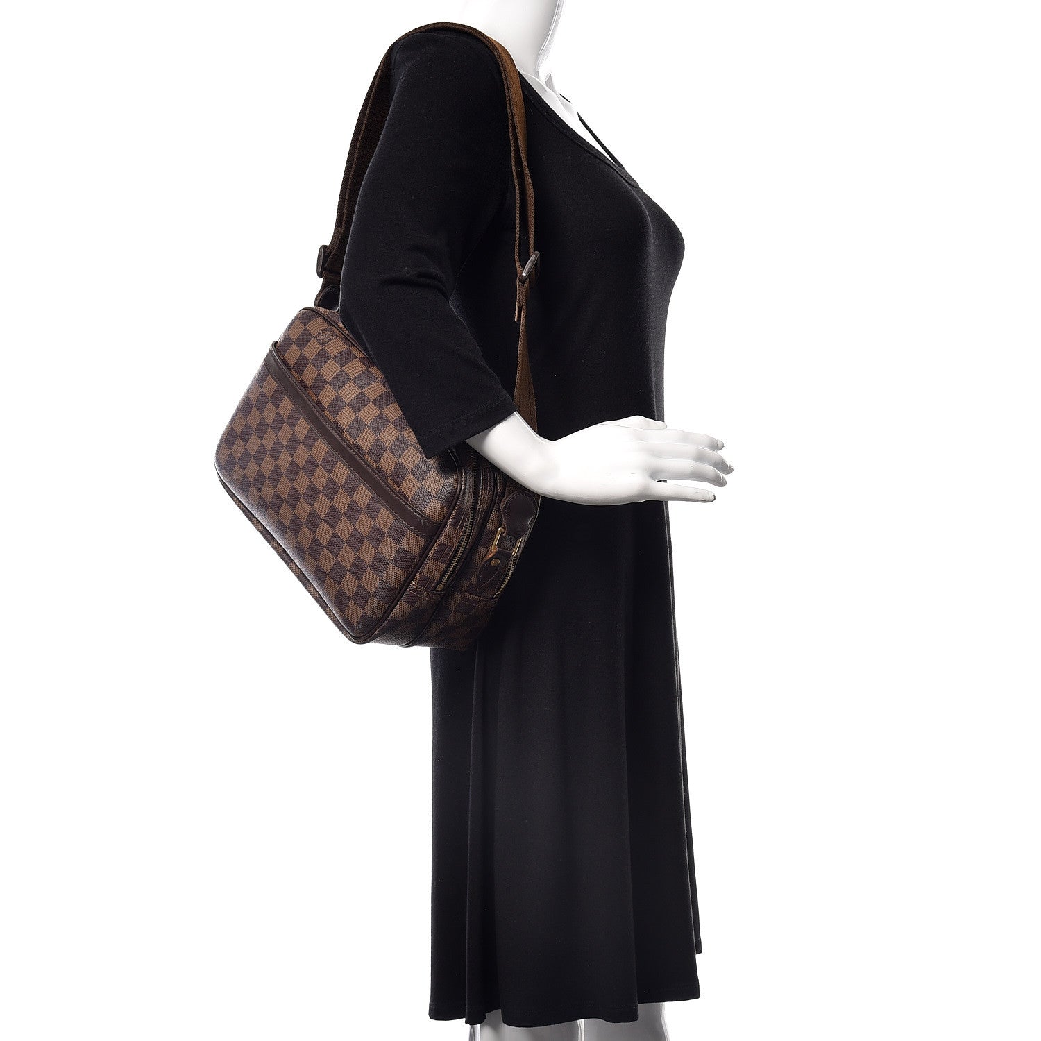 Louis Vuitton Damier Ebene Reporter PM 2 of 13