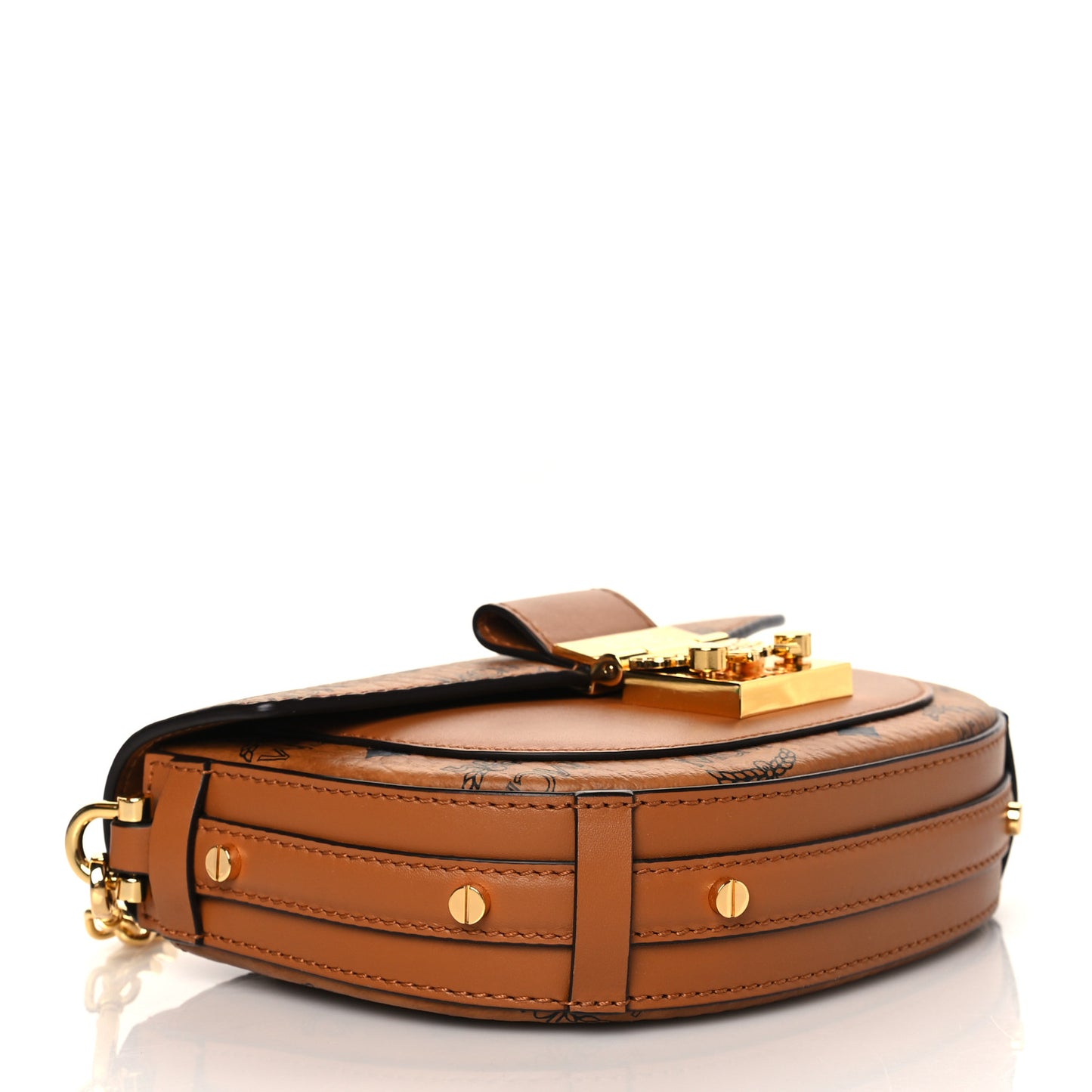Visetos Mini Patricia Crossbody Bag Cognac