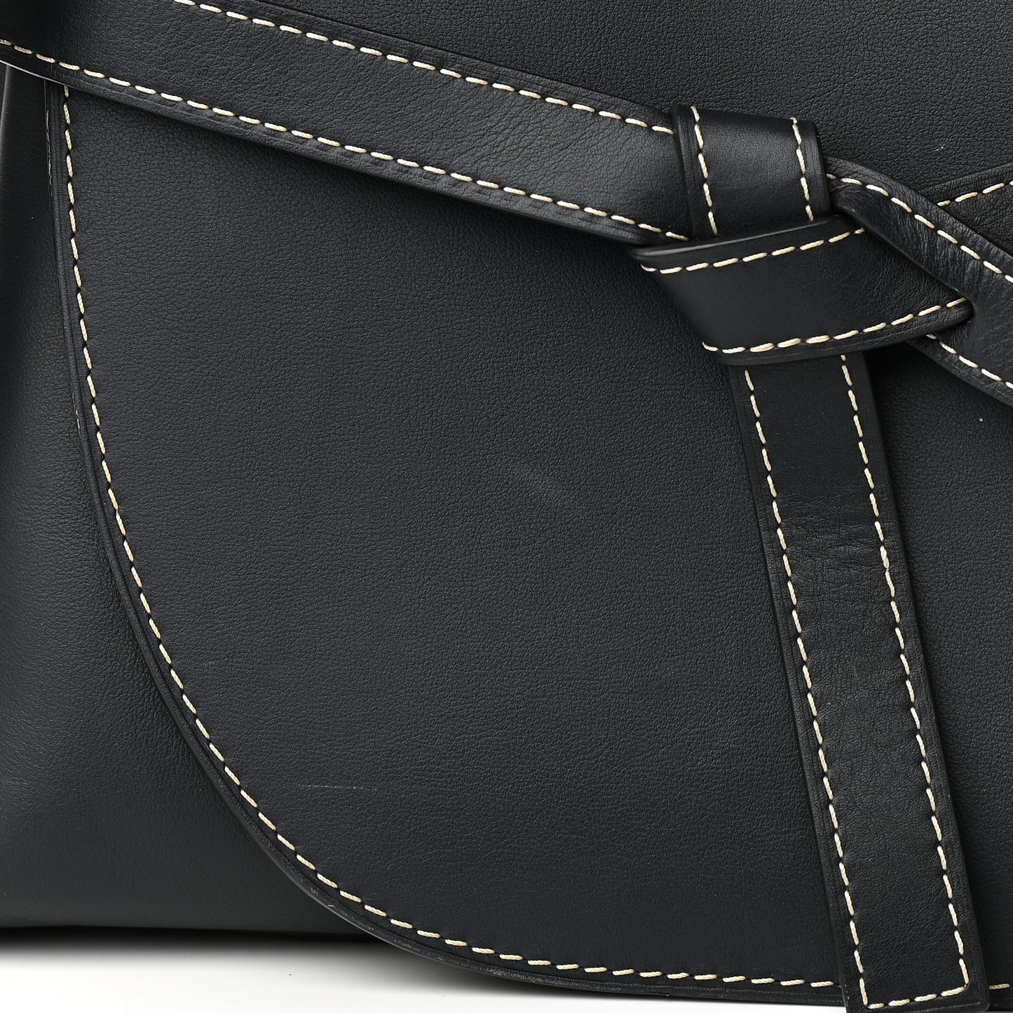 Calfskin Gate Tote Midnight Blue