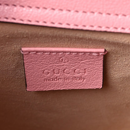 Gucci Wonka Grain Calfskin Mini Diana Tote Bag Wild Rose Fuxia Fluo 6 of 8