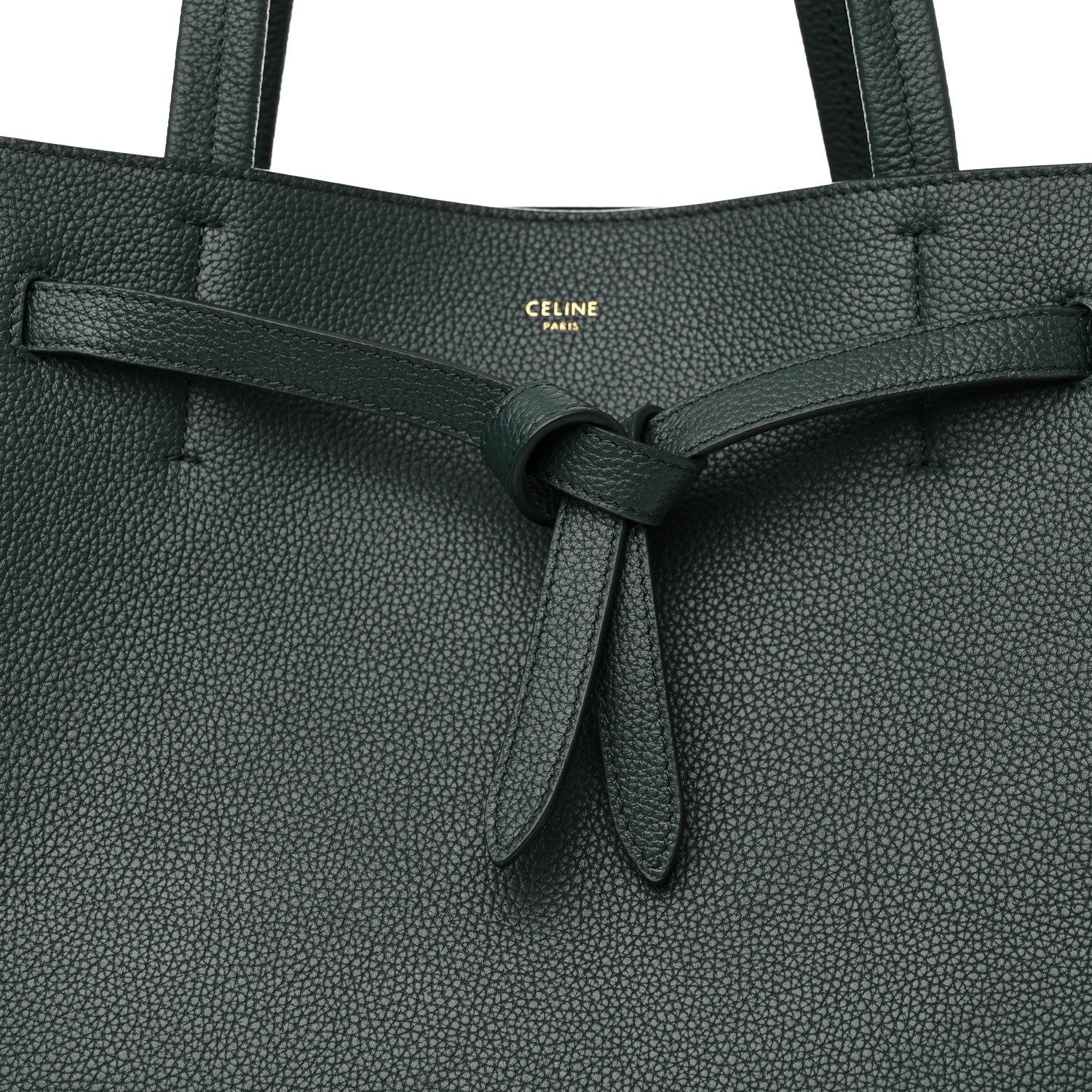 Celine Soft Grained Calfskin Small Belt Cabas Phantom Amazone 8 of 10
