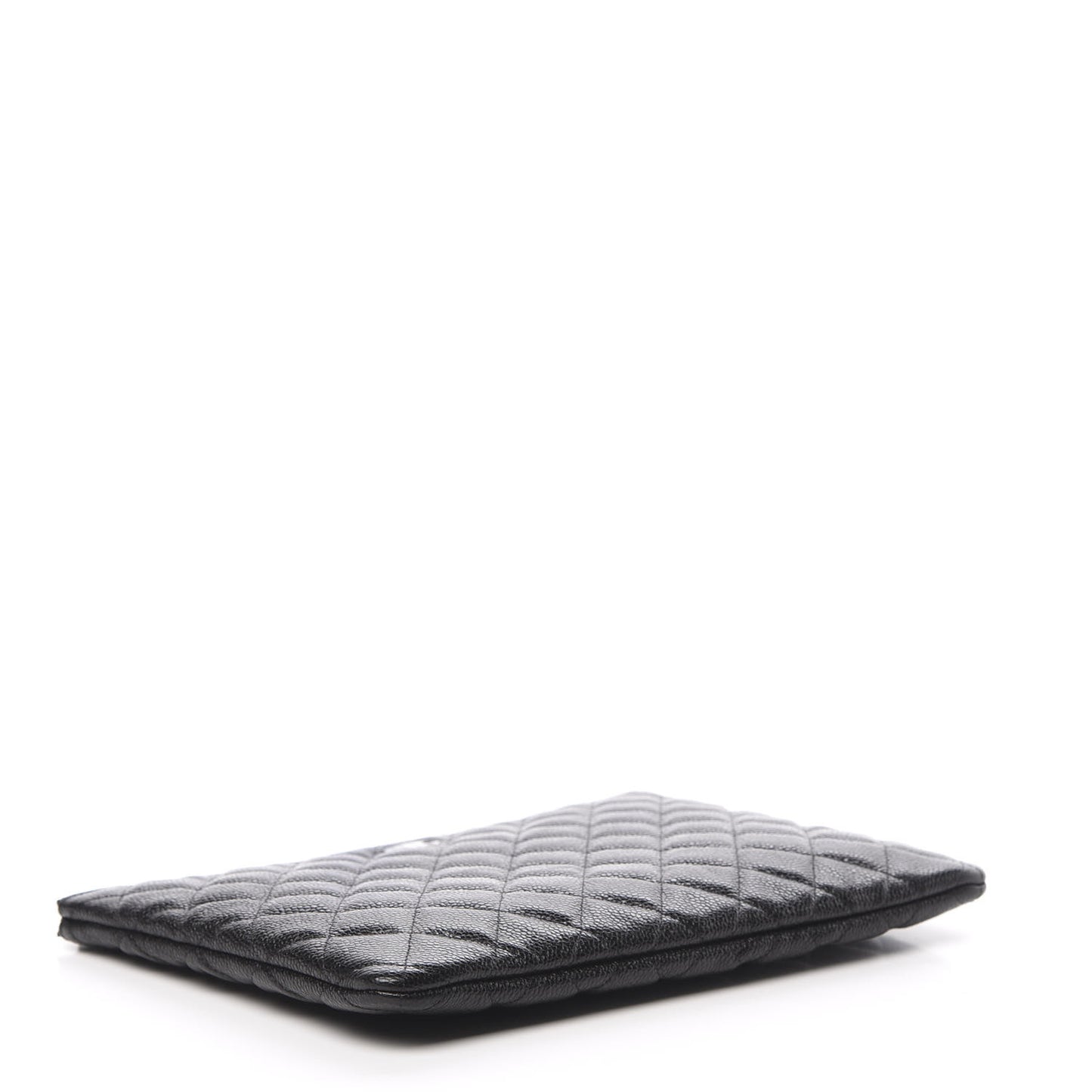 Caviar Quilted Medium Cosmetic Case Black