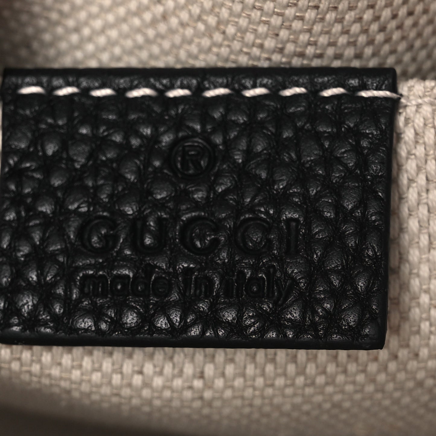 Pebbled Calfskin Small Soho Disco Bag Black