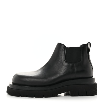 Bottega Veneta Calfskin The Lug Chelsea 55mm Cropped Boots 36.5 Black 1 of 7