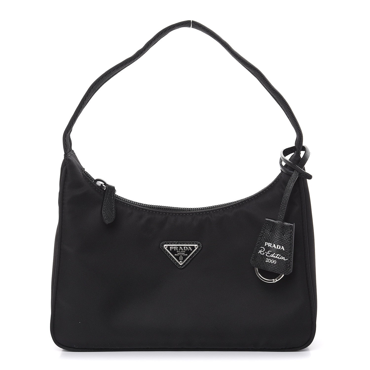 Prada Tessuto Nylon Mini Re-Edition 2000 Bag Black 1 of 11
