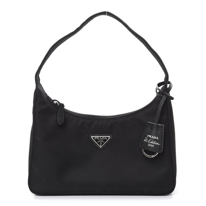 Prada Tessuto Nylon Mini Re-Edition 2000 Bag Black 1 of 11