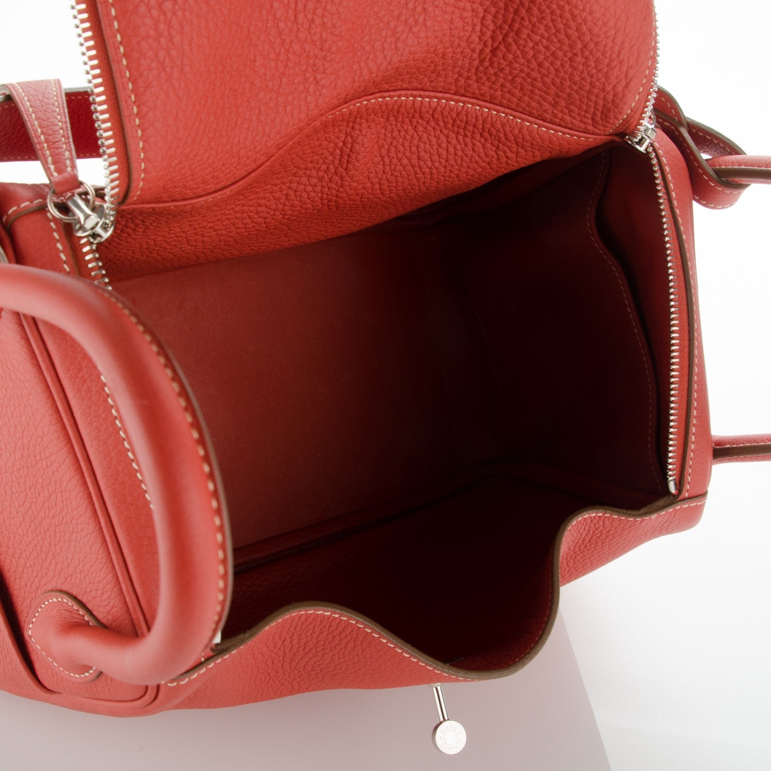 Hermes Taurillon Clemence Lindy 30 Sanguine 5 of 7