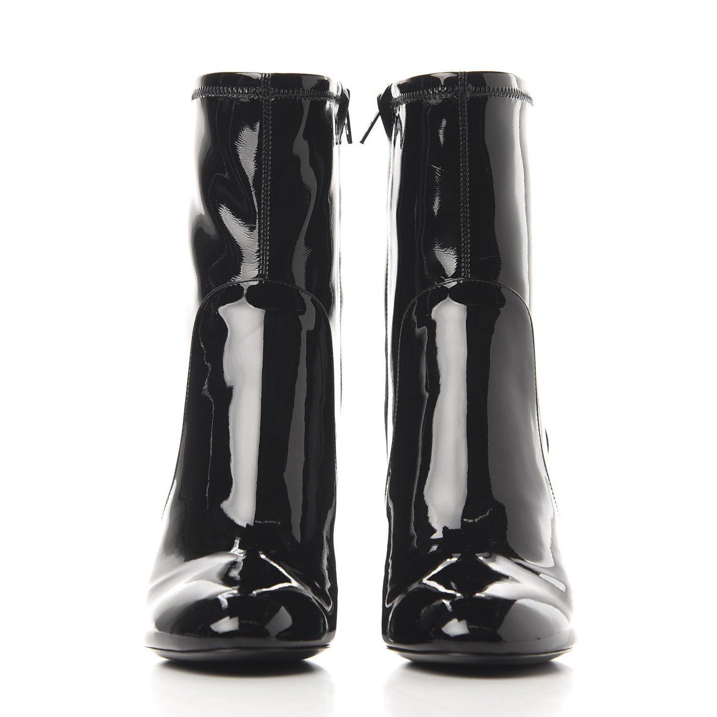 Patent Uniformes Silhouette Ankle Boots 36 Black