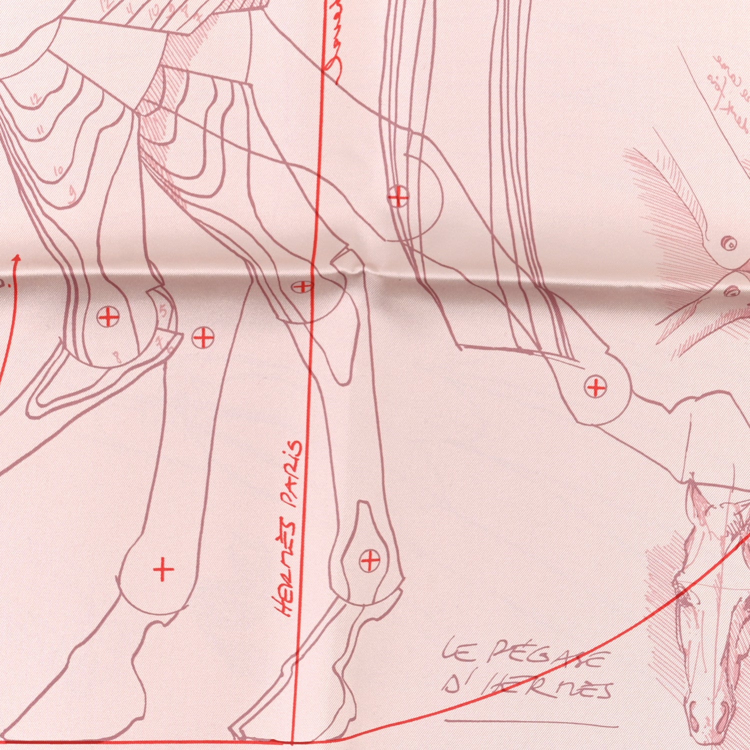 Hermes Silk Le Pegase D'Hermes Scarf 90 2 of 3