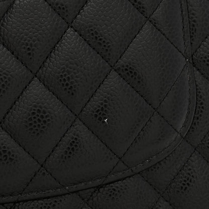 Chanel Caviar Quilted Medium Double Flap Black 11 of 14