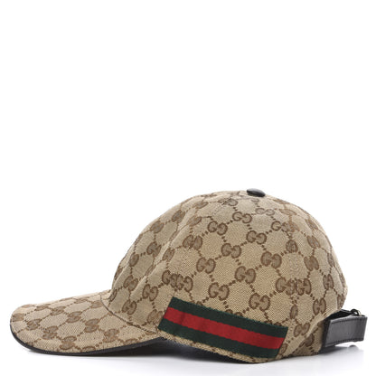 Gucci Monogram Web Baseball Hat M Beige Cocoa 2 of 6