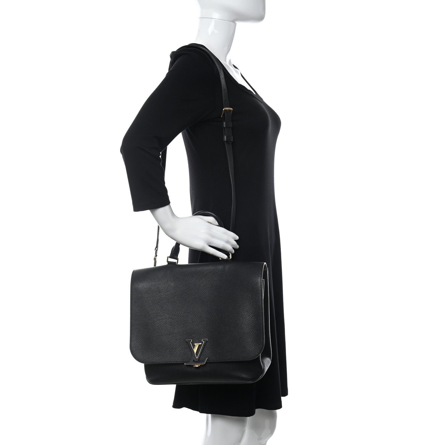 Louis Vuitton Taurillon Volta Black 2 of 5