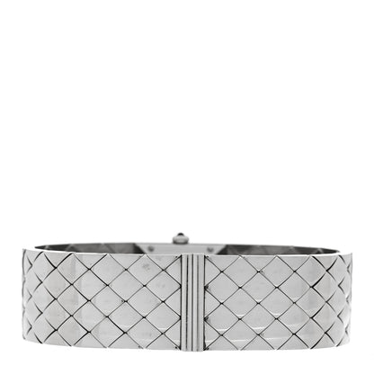 Chanel Stainless Steel Diamond 19mm Matelasse Quartz Watch 3 of 4