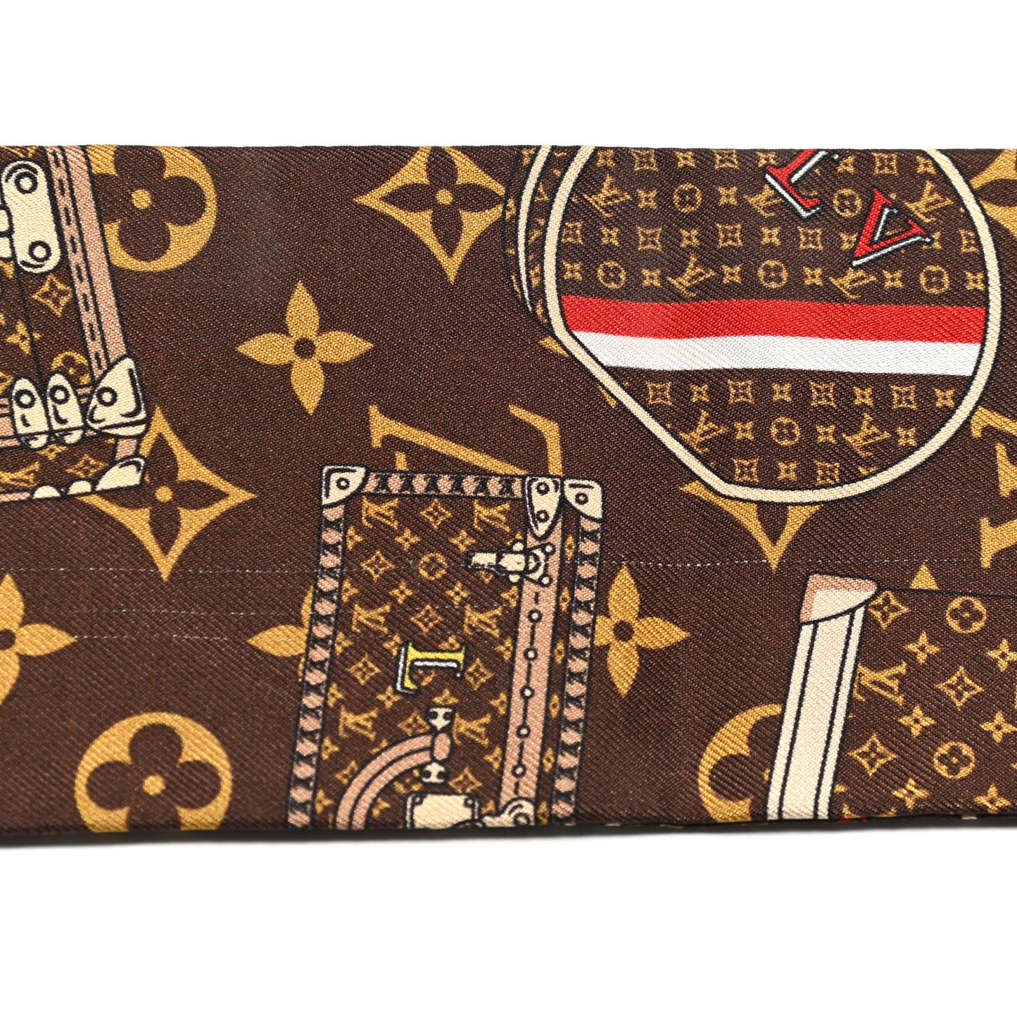 Silk Monogram Trunks Bandeau