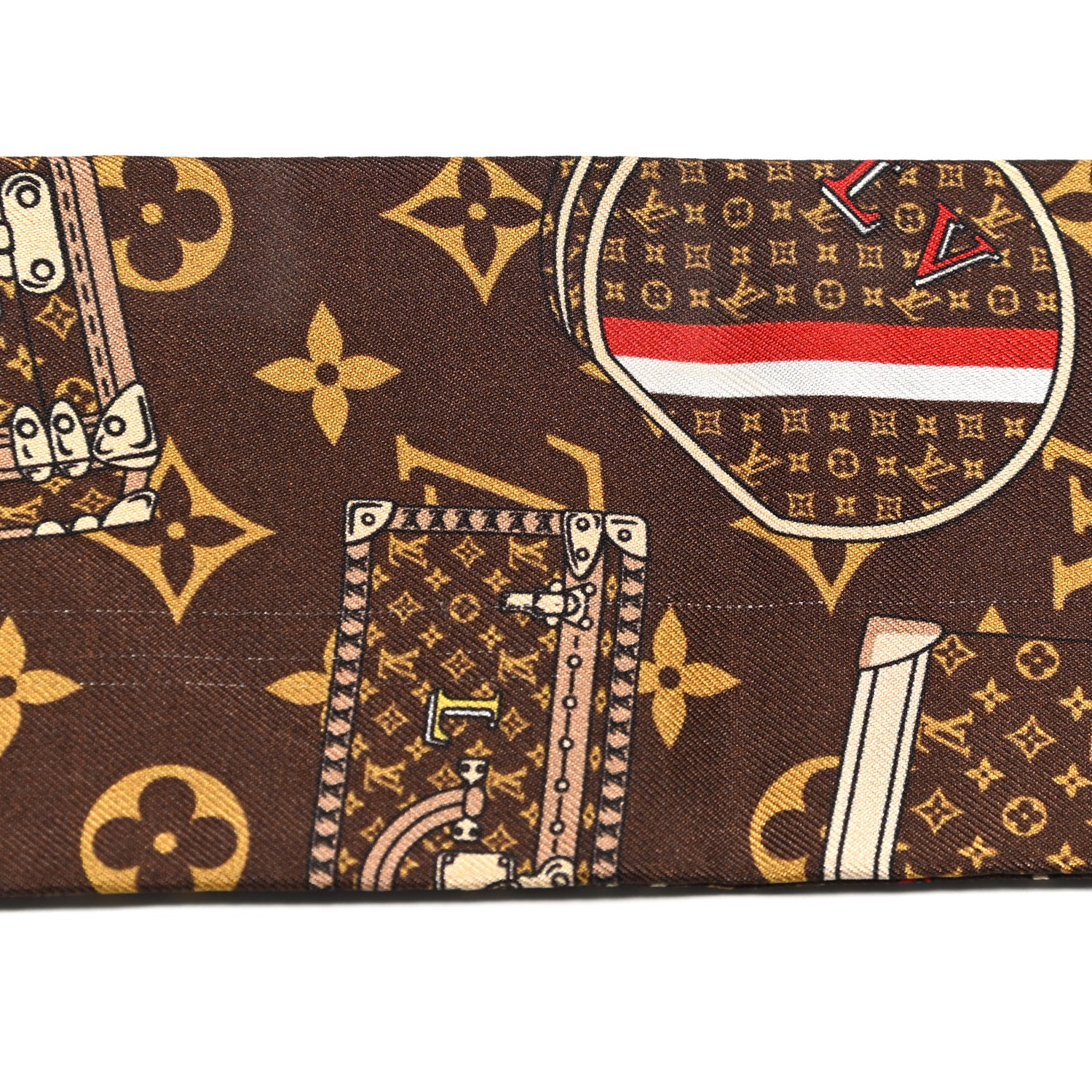 Louis Vuitton Silk Monogram Trunks Bandeau 4 of 5