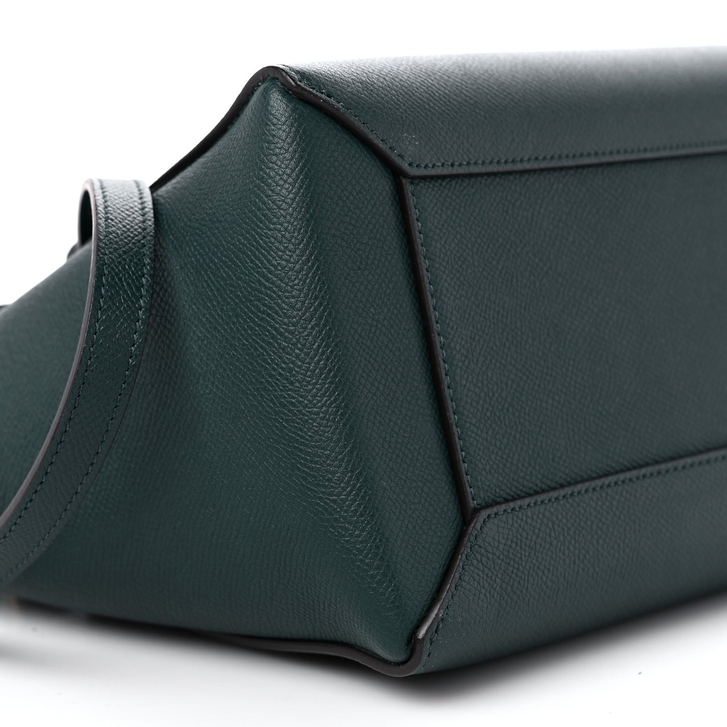 Grained Calfskin Micro Belt Bag Amazone