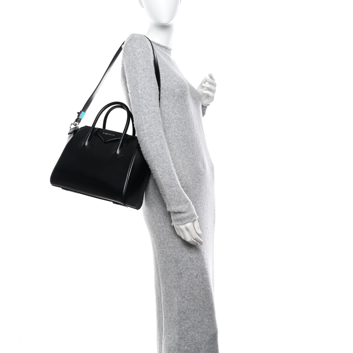 Givenchy Shiny Lord Calfskin Small Antigona Black 2 of 12
