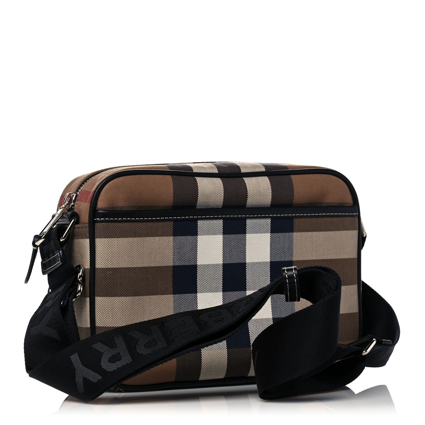 Calfskin Vintage Check Camera Bag Archive Beige