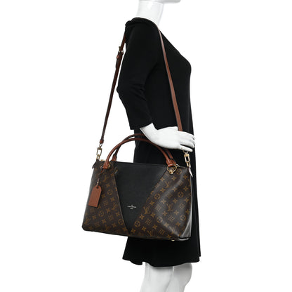 Louis Vuitton Monogram V Tote MM Black 2 of 10