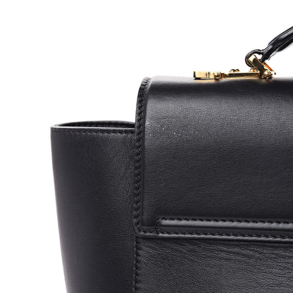 Versace Calfskin Signature Satchel Black 12 of 18