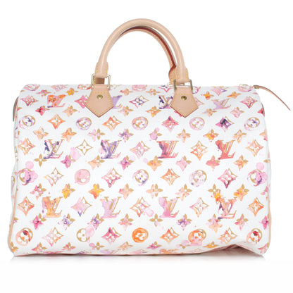 Louis Vuitton Watercolor Aquarelle Speedy 35 White 1 of 7