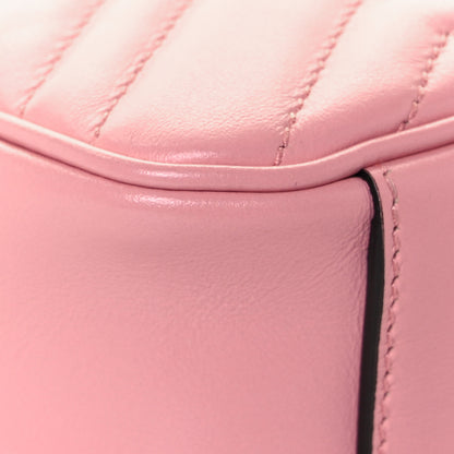 Gucci Calfskin Matelasse Mini GG Marmont Shoulder Bag Wild Rose 9 of 10