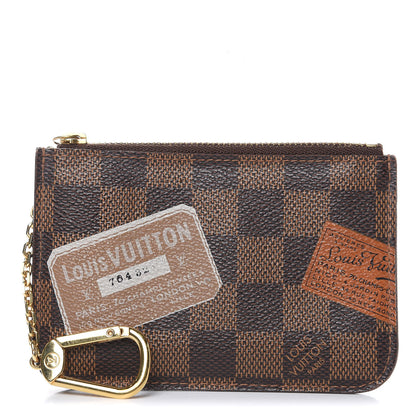 Louis Vuitton Damier Ebene Trunks and Bags Key Pouch 1 of 10