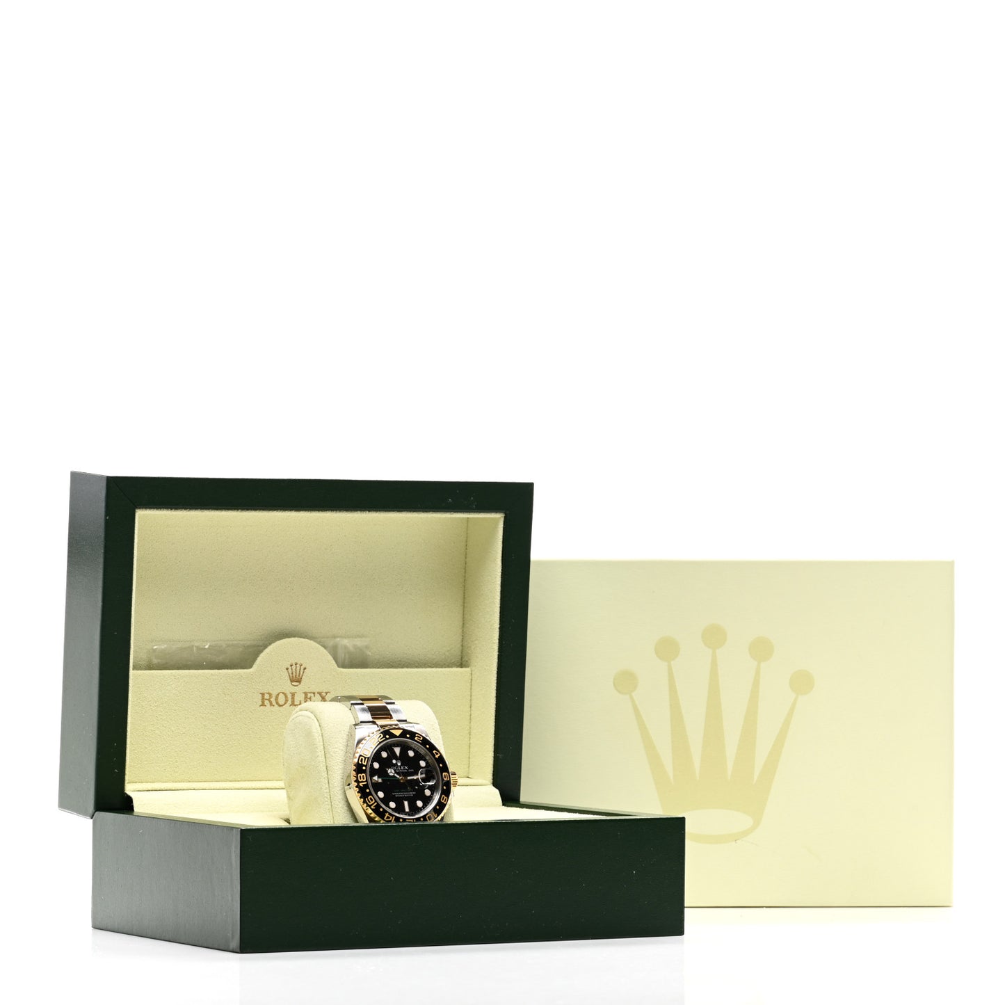Stainless Steel 18K Yellow Gold 40mm GMT-Master II Oyster Perpetual Date Watch 116713LN