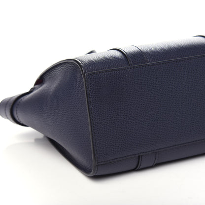 Mulberry Grained Vegetable Calfskin Mini Zipped Bayswater Navy 7 of 8