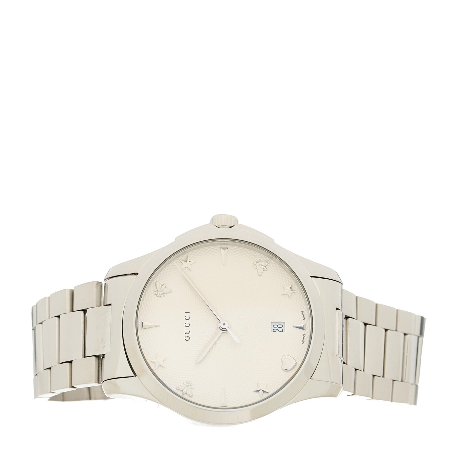 Stainless Steel 38mm G-Timeless Charm Quartz Watch